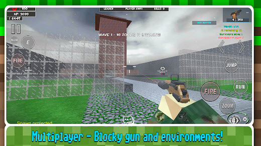 Blocky Combat Swat Zombie Apocalypse 2022 Screenshot