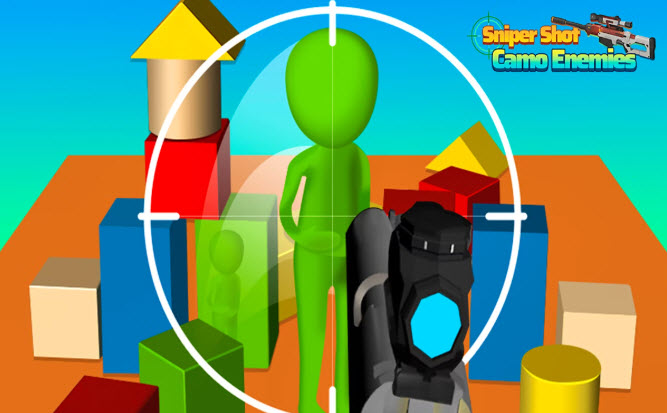 Game UI Screenshot Sniper Shot Camo Enemies